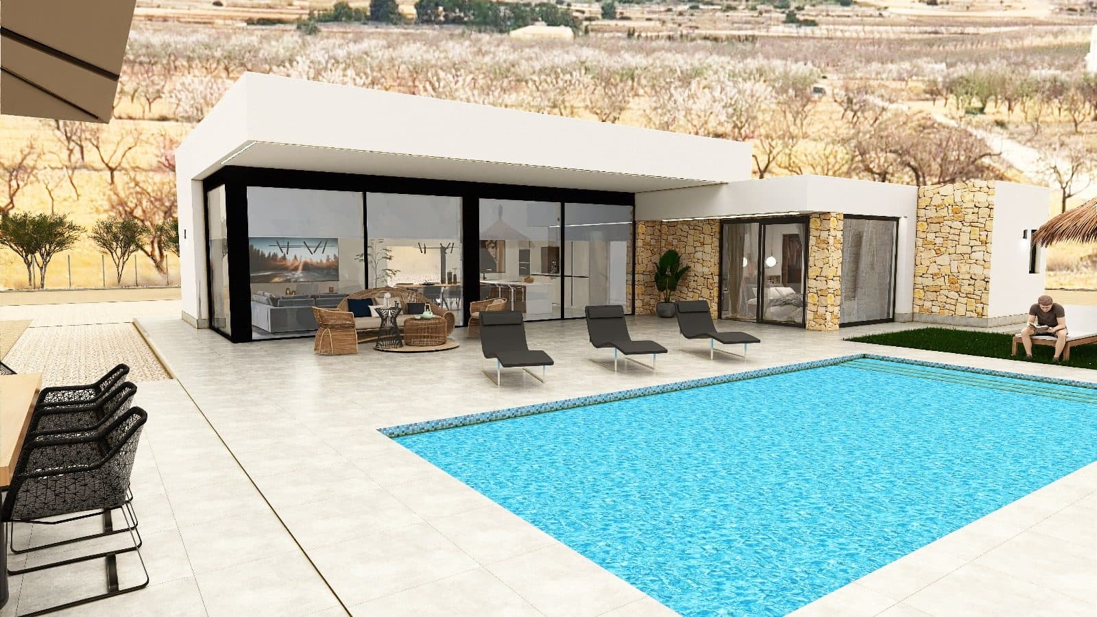 Villa Cristal · piloto en construcción
